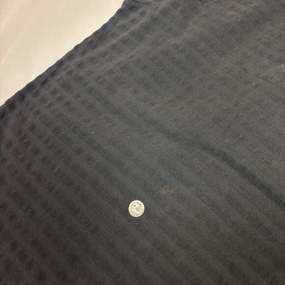 John Varvatos Star USA Polo Men's Medium Textured Stripe Minimalist - Picture 8 of 11